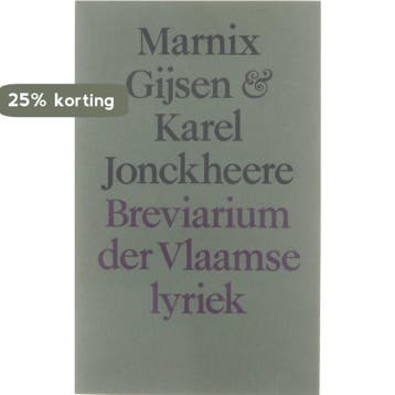 Brevarium der vlaamse lyriek 9789022307618 Gysen, Verzenden, Gelezen, Gysen
