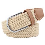 Fako Fashion - Elastische Riem - Canvas - Gevlochten - 105cm, Kleding | Dames, Riemen en Ceinturen, Verzenden, Nieuw