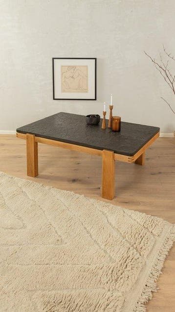 Salontafel - Eik - Koffietafel uit de jaren zeventig