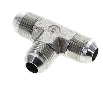 Raccord En T JIC UNF 3/4-16 Mâle Acier 275bar (3863.75psi), Verzenden