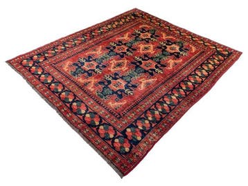 Afghan - Tapijt - 223 cm - 190 cm - Oude Afghaanse nomaden, Nieuw