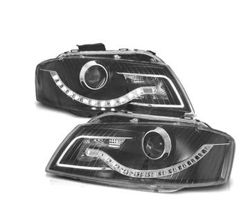 PHARES AUDI A3 8P DAYLIGHT LED FOND NOIR, Verzenden, Neuf