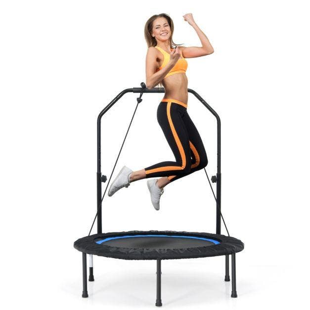 2dekans | Costway Trampoline – Inklapbaar & Verstelbaar –, Kinderen en Baby's, Speelgoed | Buiten | Trampolines, Ophalen of Verzenden
