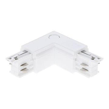 3-Fase - L-vorm - Connector - Buitenkant - Wit, Verzenden, Nieuw