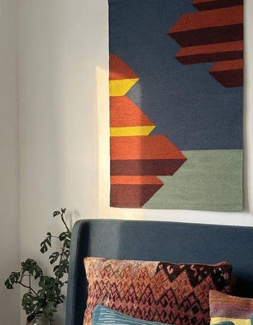 Nilo Kilim - Kelim - 130 cm - 80 cm - Handgemaakt Designer