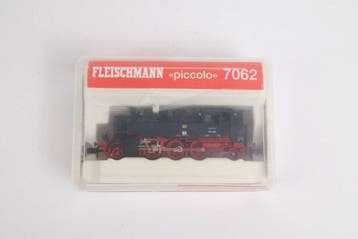 Fleischmann N - 7062 - Stoomlocomotief (1) - BR 64 455 - DR, Hobby & Loisirs créatifs, Trains miniatures | Échelle N