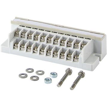 Hensel Telecommunication Bornier à vis 10x2 fils - FK 5210, Verzenden