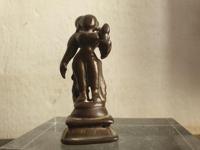 Devi - Brons - India - Vijayanagara Rijk (1336-1646), Antiek en Kunst, Kunst | Niet-Westerse kunst