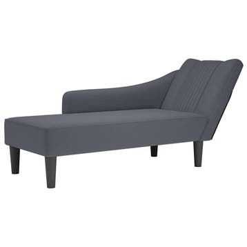 vidaXL Chaise longue met rechterarmleuning fluweel, Verzenden