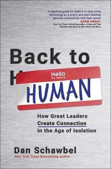 Back to Human 9780349422367 Dan Schawbel, Verzenden, Dan Schawbel