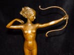 After Collinet - sculptuur, Fraai Bronzen beeld Diana Godin, Antiek en Kunst