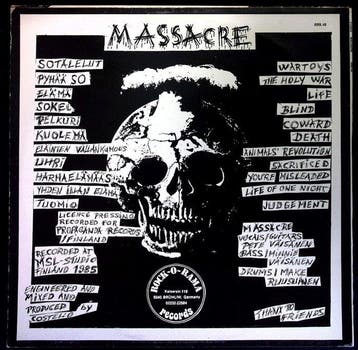Massacre - Massacre (Germany 1985 original LP) (Hardcore,