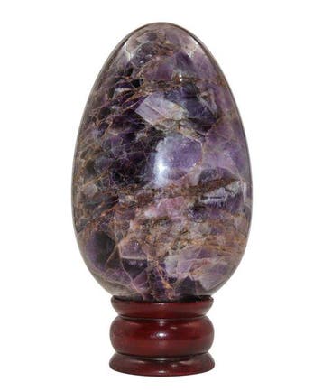 KAMR GEM | Gigantische A++ Chevron Amethist Kristal Ei -