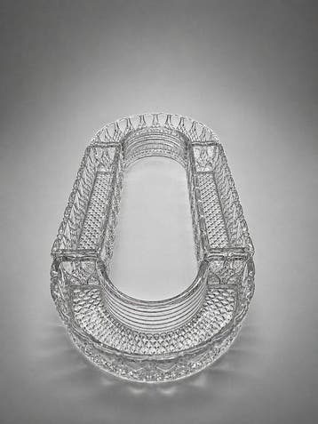 Val Saint Lambert - Centre de table (4) - Cristal -