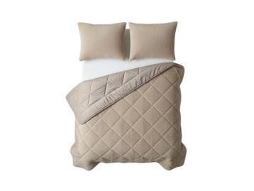 Veiling - Lazy all-in-one dekbed Teddy fur - taupe 2 persoon, Nieuw