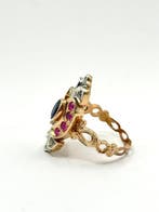 Sans prix de réserve - Bague - 9 carats Or rose, Argent -