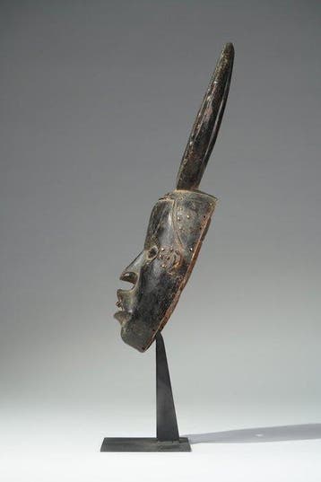 Een houten masker - Bété. - Ivoorkust (Zonder minimumprijs)