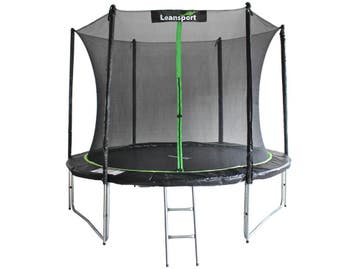 Trampoline 244 cm - Groen/Zwart - Nu met 61% korting! De..., Verzenden