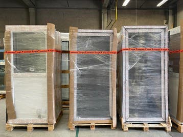 PVC Deuren binnen en buitendraaiend verschillende afmetingen, Caravanes & Camping, Ophalen of Verzenden