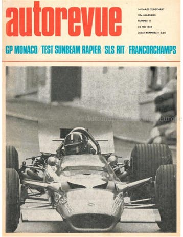 1969 AUTO REVUE MAGAZINE 11 NEDERLANDS