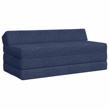 vidaXL Vouwbare Sofa Bed Blauw 120 x 60 x 49 cm Stof, Verzenden