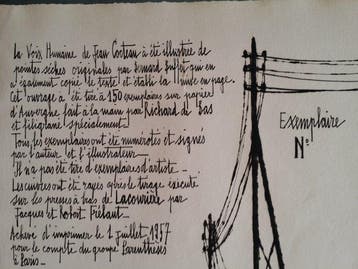 Bernard Buffet (1928-1999) / Jean Cocteau (1889-1963). - La
