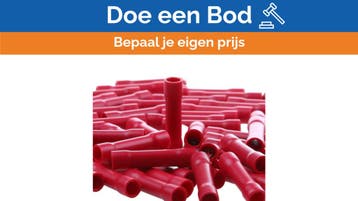 Bieden: BM S.p.A. Insulated Red Connector 1.5 mm² 100PCS, Ophalen of Verzenden, Nieuw