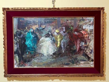 Sergio Cirno Bissi (1902-1987) - Venezia, il carnevale - NO