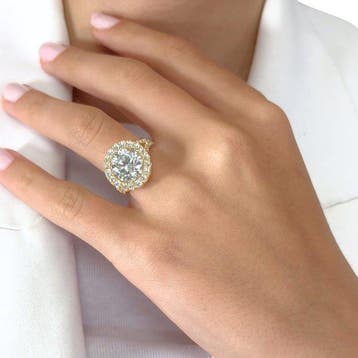 Sans prix de réserve - Bague - 18 carats Or jaune - 5.06ct., Nieuw