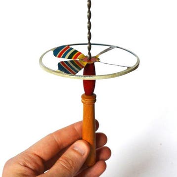 Ideal - Speelgoed Wind-up flyer saucer set - 1960-1970 -