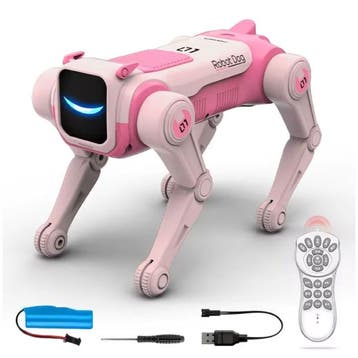 RC Robot Hond met Spraakgestuurde Afstandsbediening - Stunt, Verzenden, Nieuw