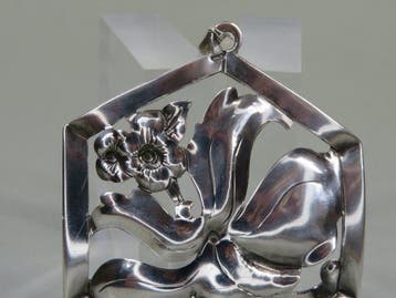 Zilver, Mesker & Zoon, Schoonhoven - Hanger - Jugendstil