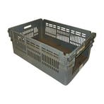 Magazijnbak 600x400x235 mm euronorm grijs kunststof, Doe-het-zelf en Bouw, Kratten en Dozen, Ophalen of Verzenden, Nieuw