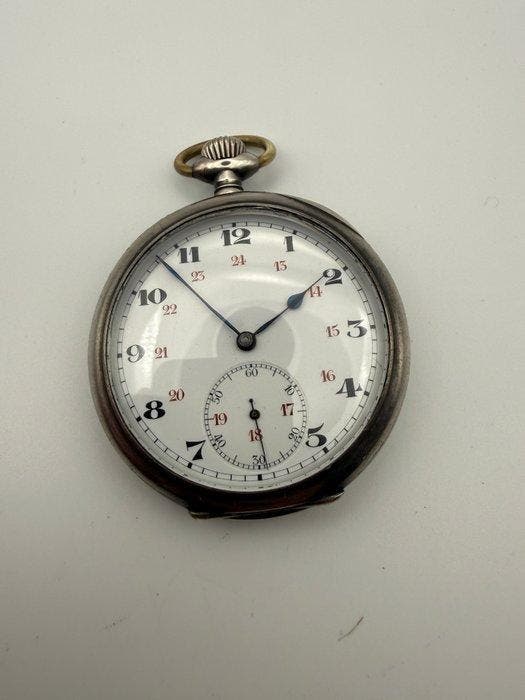 IWC Schaffhausen - Cal. 52 - 24H Railroad Dial - 748695 -, Handtassen en Accessoires, Horloges | Heren