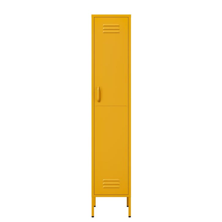 Lendo Online Armoire Vestiaire 35x50x180 cm Métal Jaune, Maison & Meubles, Armoires | Casiers