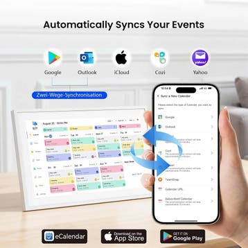 NEWYES 15,6 Digitale Kalender – WiFi Familieplanner voor., Audio, Tv en Foto, Ophalen of Verzenden, Nieuw