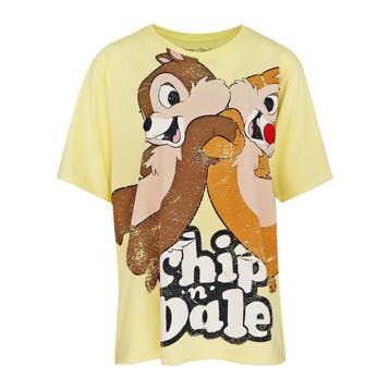 Frogbox • t-shirt Chip and Dale • 36, Princess goes Hollywood, Verzenden, Geel, Nieuw