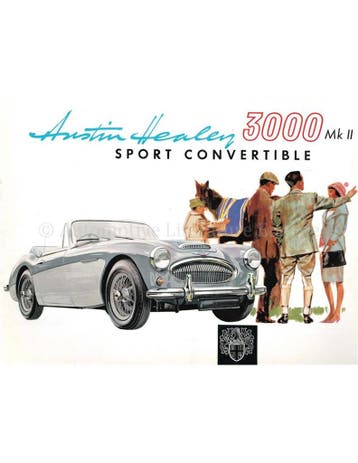 1962 AUSTIN HEALEY 3000 MK II BROCHURE NEDERLANDS