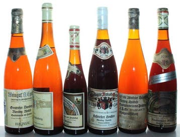 1967 + 1971 + 1973 + 1975 + 1976 Riesling: Beerenauslese +, Verzamelen, Nieuw