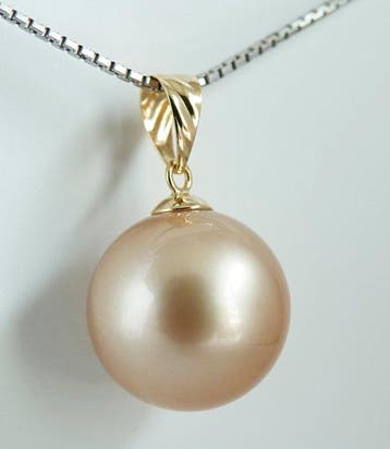 Hanger - 18 karaat Geel goud Parel - 24K Saturation, 13.55