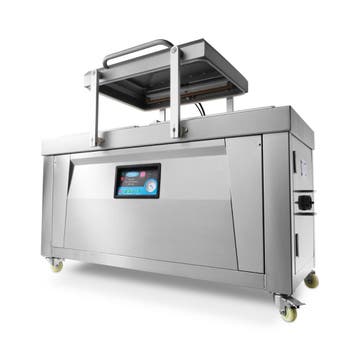 Vacumeermachine | 2 Compartimenten | RVS | Dubbele, Verzenden, Nieuw in verpakking