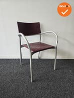 Kantinestoel - Segis Breeze - Rood, Vergader- of Presentatieruimte, Ophalen of Verzenden, Gebruikt, Stoel