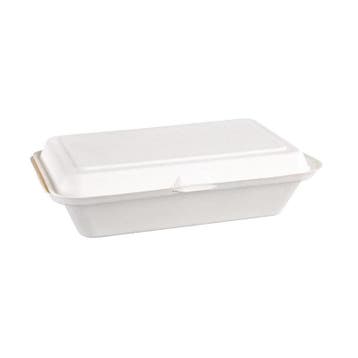 Maaltijddozen | Composteerbaar Bagasse | 250 stuks |, Verzenden