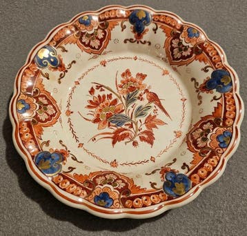 De Porceleyne Fles, Delft - Assiette murale - Faïence -