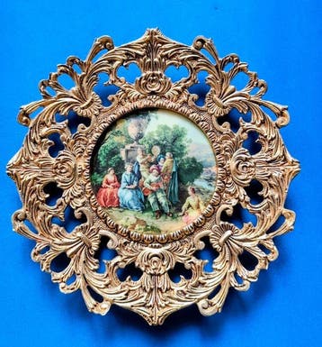 Plateau décoratif (2) - France - Rococo rétro - France - Une, Antiek en Kunst