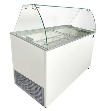 Schepijsvitrine Java - 8 ijsbakken van 5 liter, Verzenden, Nieuw in verpakking, Koelen en Vriezen