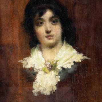 Attributed to Mosè Bianchi (1840-1904) - Painters palette