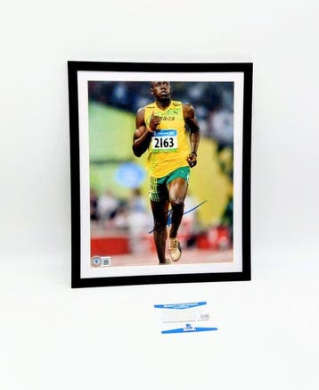 Usain Bolt - Gesigneerde foto - Beckett-gecertificeerde, Nieuw