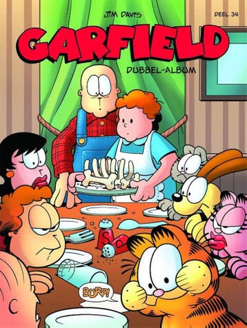 Garfield dubbel-album 34 / Garfield dubbel-album / 34, Livres, BD, Verzenden, Jim Davis