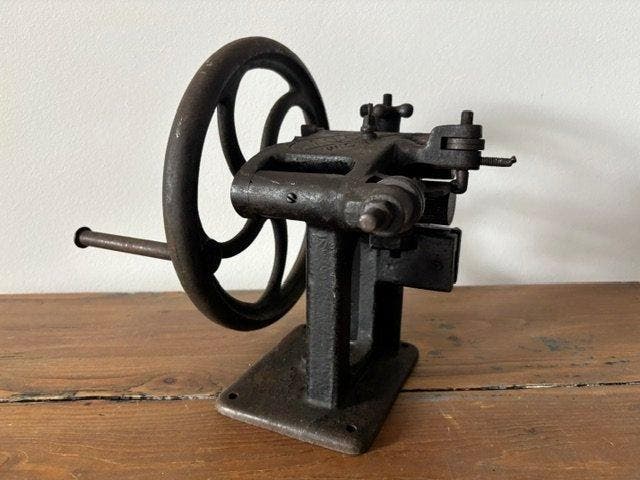 Rafflenbeul Leersplitter Rodi Schoenmakersgereedschap 1925 -, Antiquités & Art, Curiosités & Brocante